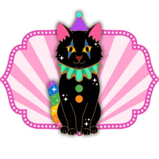 Clown Cat - Black