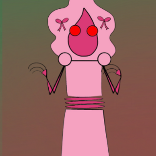 Flatwoods Girlie Black Nickel Enamel Pin