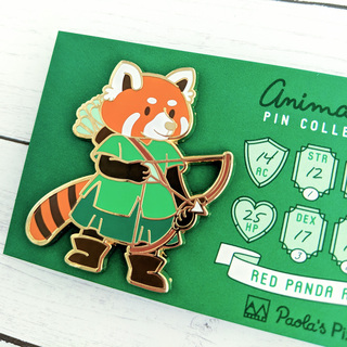 Red Panda Ranger Enamel Pin