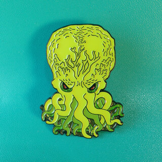 Cthulhu soft enamel pin