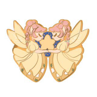 Gemini Fairy Zodiac Pin