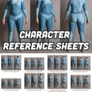 Premium Pack: Character Reference Sheets for Artists