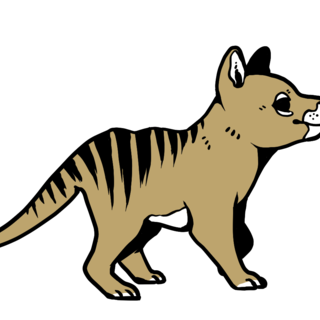 Thylacine Pin