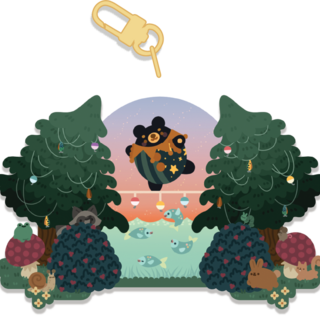 Bramble Shaker Keychain