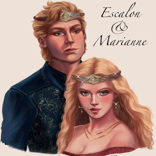 Escalon & Mari Portrait art