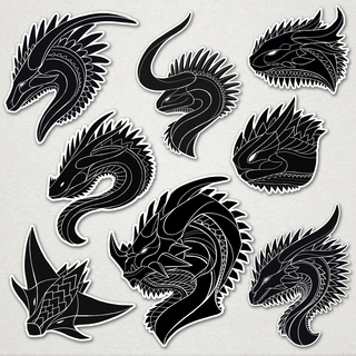 Dragons Species Sticker Pack 1