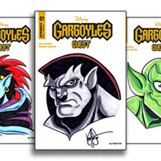 Gargoyles Haeser Color Sketch Cover