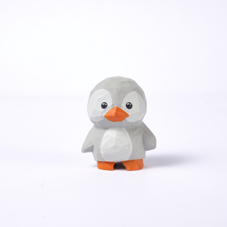 Pupo Carved Wooden Little Penguin