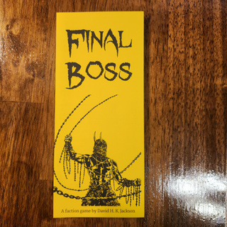 Final Boss Physical Pamphlet and PDF