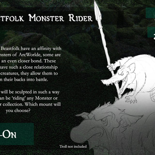 (Metal) Beastfolk Monster Rider