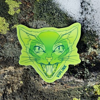Fierce Schrödinger's Cat Sticker