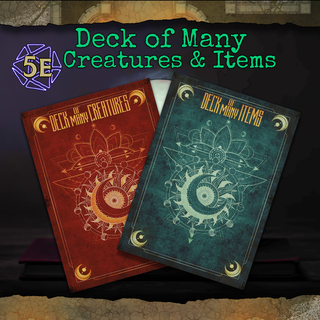 Deck of Many Cards - Creatures & Items