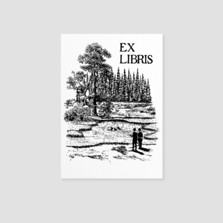 Ex libris bookplate