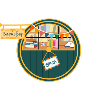 Bookshop Door Enamel Pin