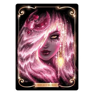 Metal Card: Veiled Isis Nightburn