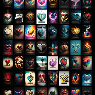 60 Love Quest Stickers