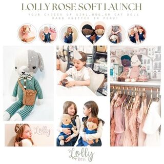 Lolly Rose Knitted Doll