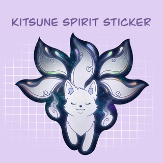 Kitsune Spirit Sticker