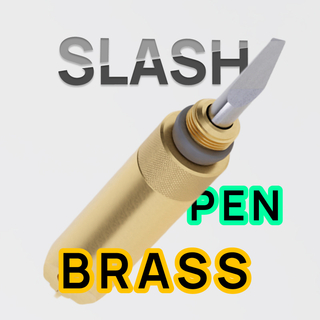SlashPen in Brass