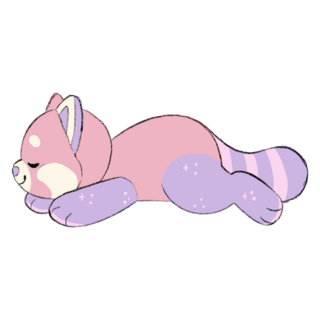 taija the pajama red panda sleepy snuggles 14" plush