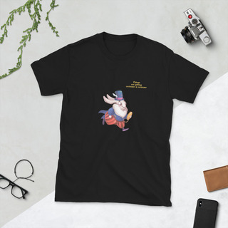 Alice in Wordland- White Rabbit - Basic Unisex T-Shirt
