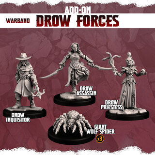 Drow Forces Warband - Add-On Pack