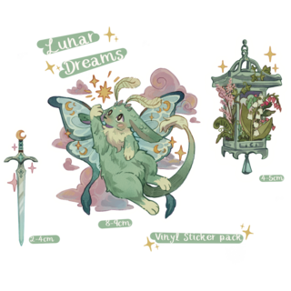 Lunar dreams sticker pack