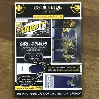 Girl Genius Nail Wraps from Espionage Cosmetics