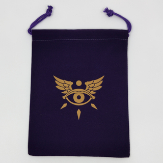 Eye of Aroden Velvet Bag: Purple