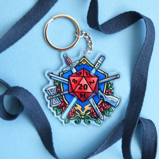 D20 Keychain