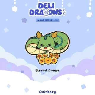 Delidragons Large enamel pin