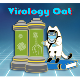 Virology Cat Pin