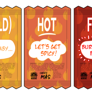Sauce Packet Keychain