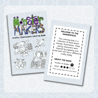 Monster Makers Coloring Book