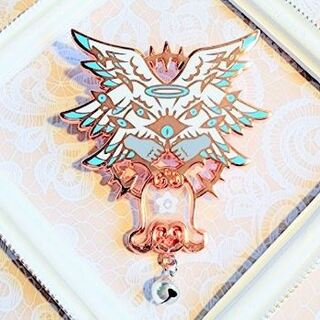 Teal Angel Bells Seraphim | 2.5 inch Biblically Accurate Angel Pin