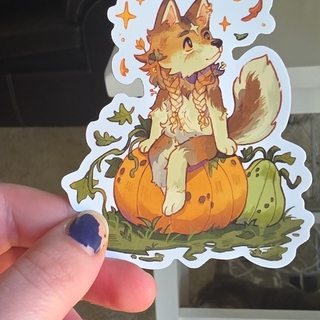 Maple the Red fox sticker