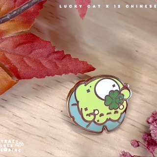 A frog pin