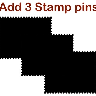 3 Extra Stamp Pins