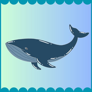 Blue Whale Pin