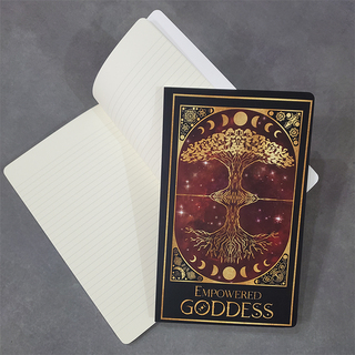 Goddess lined journal