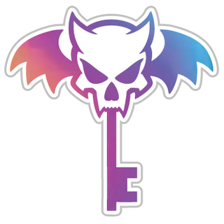 Underworld Key Sticker- Rainbow