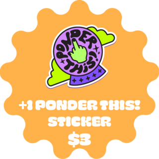 Ponder This! Sticker