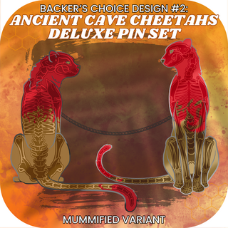 ALL VARIANTS Ancient Cave Cheetahs Deluxe Pin Set