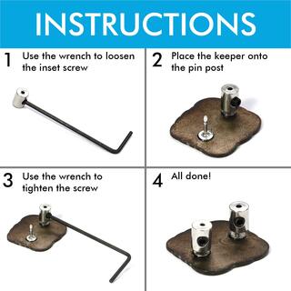 x2 screw backs