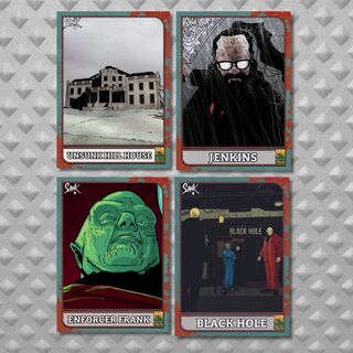 SINK: Monsters METAL Trading Cards (Includes 4 New SINK Cards)