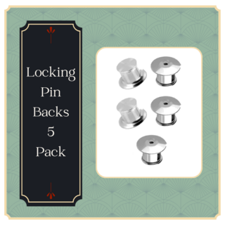 Locking Pin Backs 5 pack