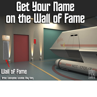Your Name on the Wall of Fame and receive a Gold Plaque facsimile--