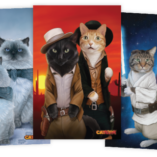 3 Posters - Double Trouble Bundle (Bonnie & Clyde, Cole & Marmalade, and Oskar & Klaus)   *(SHIPPING - US & CA ONLY)