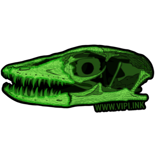 Armored Komodo Dragon Sticker