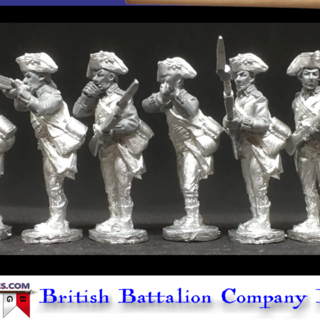 BG-AWI205 British Battalion Company Firing (6 models, 28mm unpainted)